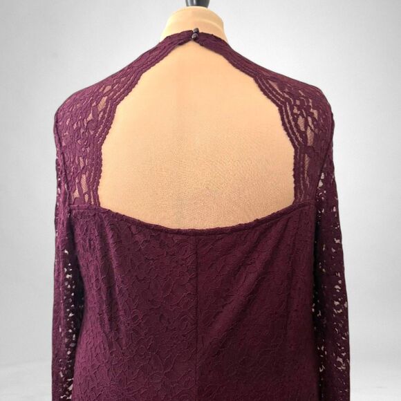 LANE BRYANT Open-Back Bodycon Lace Dress, NWOT. Size 22 - Picture 8 of 12